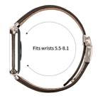 For Xiaomi Smart Bnad 9 Pro / Redmi Watch 5 Lychee Texture Starlight Turtle Back Buckle Leather Watch Band(Coffee Color) - 3