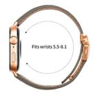 For Huawei Watch Fit 4 / Fit 4 Pro / Fit 3 Lychee Texture Rose Gold Turtle Back Buckle Leather Watch Band(Gray) - 3