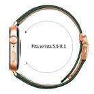 For Huawei Watch Fit 4 / Fit 4 Pro / Fit 3 Lychee Texture Rose Gold Turtle Back Buckle Leather Watch Band(Green) - 3