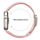 For Huawei Watch Fit 4 / Fit 4 Pro / Fit 3 Lychee Texture Starlight Turtle Back Buckle Leather Watch Band(Pink) - 3