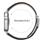 For Huawei Watch Fit 4 / Fit 4 Pro / Fit 3 Lychee Texture Silver Turtle Back Buckle Leather Watch Band(Black) - 3