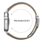 For Huawei Watch Fit 4 / Fit 4 Pro / Fit 3 Lychee Texture Silver Turtle Back Buckle Leather Watch Band(Gray) - 3