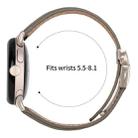 For Google Pixel Watch / Watch 2 / 3 41mm Lychee Texture Starlight Turtle Back Buckle Leather Watch Band(Gray) - 3
