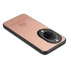 For Huawei nova 14 Ultra Twill Fabric Leather Skin Back Phone Case(Pink) - 3