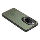 For Huawei nova 14 Ultra Twill Fabric Leather Skin Back Phone Case(Green) - 3
