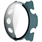 For Garmin Forerunner 970 Tempered Film Integrated PC Watch Protective Case(Pine Needle Green) - 3