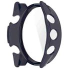 For Garmin Forerunner 970 Tempered Film Integrated PC Watch Protective Case(Ink Blue) - 3