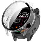 For Garmin Forerunner 970 Tempered Film Integrated PC Watch Protective Case(Transparent) - 1