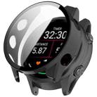 For Garmin Forerunner 970 Tempered Film Integrated PC Watch Protective Case(Black) - 1