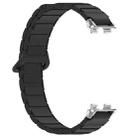 For Huawei Band 10 / 9 / 8 Magnetic Two Color Silicone Watch Band(Black) - 3