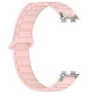 For Huawei Band 10 / 9 / 8 Magnetic Two Color Silicone Watch Band(Sand Pink) - 3