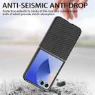 For Samsung Galaxy Z Flip 7 5G Carbon Fiber Texture Leather Back Phone Case(Black) - 2