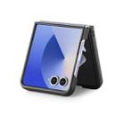 For Samsung Galaxy Z Flip 7 5G Vintage Leather PC Back Cover Phone Case(Black) - 3