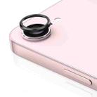 For iPhone 16e Kalebol Metal Hollow Lens Protection Ring - 1