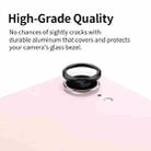 For iPhone 16e Kalebol Metal Hollow Lens Protection Ring - 3