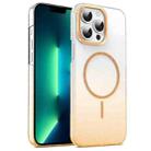 For iPhone 13 Pro Max Gold Diamond Glitter Gradient MagSafe Shockproof Phone Case(Gold) - 1