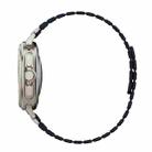 For Samsung Galaxy Watch Ultra 47mm Magnetic Two Color Silicone Watch Band(White Black) - 3