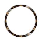 For Xiaomi Watch S4 Sport / S4 / S3 Smart Watch Aluminum Alloy Bezel Watch Ring(Black Gold) - 1