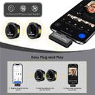 WAVLINK 608C Magnetic Lavalier Wireless Dual Microphone with 8 Pin RX Receiver - 3