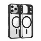For iPhone 17 Pro Metal Eyes Lens Ring MagSafe Anti-drop Phone Case(Black) - 1
