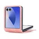 For Samsung Galaxy Z Flip7  5G Vertical Flip Card Slot Leather Phone Case(Pink) - 3