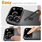 For iPhone 17 Pro Max NORTHJO Camera Lens Protector 3D HD Tempered Glass Film(Black) - 3