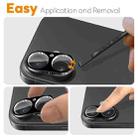 For iPhone 17 NORTHJO Camera Lens Protector 3D HD Tempered Glass Film(Black) - 3