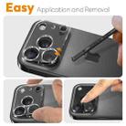 For iPhone 17 Pro Max 2pcs NORTHJO Camera Lens Protector 3D HD Tempered Glass Film(Clear) - 3