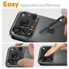 For iPhone 17 Pro Max 2pcs NORTHJO Camera Lens Protector 3D Night Shot Tempered Glass Film(Black) - 3