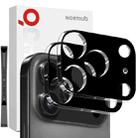 For iPhone 17 Pro Max 2pcs NORTHJO Camera Lens Protector 3D HD Tempered Glass Film(Black) - 1