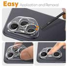 For Honor 400 Pro Global 160.8mm NORTHJO Camera Lens Protector 3D HD Tempered Glass Film(Clear) - 3