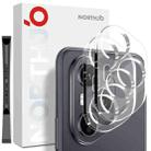 For Honor 400 Pro Global 160.8mm 2pcs NORTHJO Camera Lens Protector 3D HD Tempered Glass Film(Clear) - 1