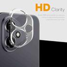 For Honor 400 Global 156.5mm 2pcs NORTHJO Camera Lens Protector 3D HD Tempered Glass Film(Clear) - 2
