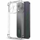 For Honor 400 Lite Global NORTHJO 2 in 1 TPU Airbag Shockproof Phone Case with Screen Film(Clear) - 2