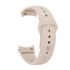 For Huawei Watch 5 42mm Reverse Buckle Silicone Watch Band(Starlight) - 2