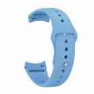 For Huawei Watch 5 46mm Reverse Buckle Silicone Watch Band(Cloud Blue) - 2