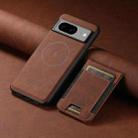 For Google Pixel 6 Suteni H17 Litchi Texture Leather Magnetic Detachable Wallet Phone Case(Brown) - 2