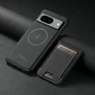 For Google Pixel 6 Pro Suteni H17 Litchi Texture Leather Magnetic Detachable Wallet Phone Case(Black) - 2