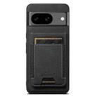 For Google Pixel 8 Suteni H17 Litchi Texture Leather Magnetic Detachable Wallet Phone Case(Black) - 1