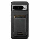For Google Pixel 9 Pro Suteni H17 Litchi Texture Leather Magnetic Detachable Wallet Phone Case(Black) - 1