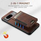For Google Pixel 9 Pro XL Suteni H17 Litchi Texture Leather Magnetic Detachable Wallet Phone Case(Brown) - 2
