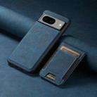 For Google Pixel 10 Suteni H17 Litchi Texture Leather Magnetic Detachable Wallet Phone Case(Blue) - 2