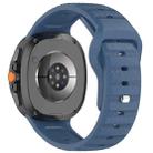For Samsung Galaxy Watch 8  40 / 44mm Dot Pattern Release Buckle Silicone Watch Band(Ice Ocean Blue) - 2