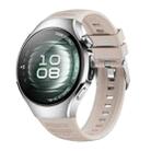 For Huawei Watch 5 42mm Corrugated Silicone Watch Band(Starlight) - 1