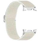 For Samsung Galaxy Watch 8 40 / 44mm Ethnic Style Elastic Nylon Braided Watch Band(Starlight) - 2