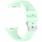 For  Samsung Galaxy Watch 8 40 / 44mm Ice Crystal Texture Silicone Watch Band(Mint Green) - 2