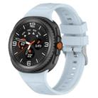 For  Samsung Galaxy Watch 8 40 / 44mm Ice Crystal Texture Silicone Watch Band(Ice Blue) - 1