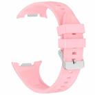 For  Samsung Galaxy Watch 8 40 / 44mm Ice Crystal Texture Silicone Watch Band(Pink) - 2