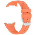 For  Samsung Galaxy Watch 8 40 / 44mm Ice Crystal Texture Silicone Watch Band(Papaya Color) - 2