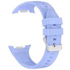 For  Samsung Galaxy Watch 8 40 / 44mm Ice Crystal Texture Silicone Watch Band(Purple) - 2